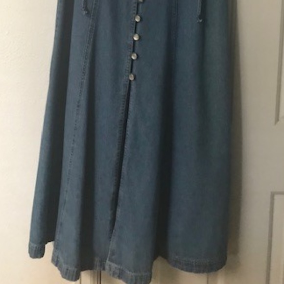 Denim Dress Long - Picture 2 of 2